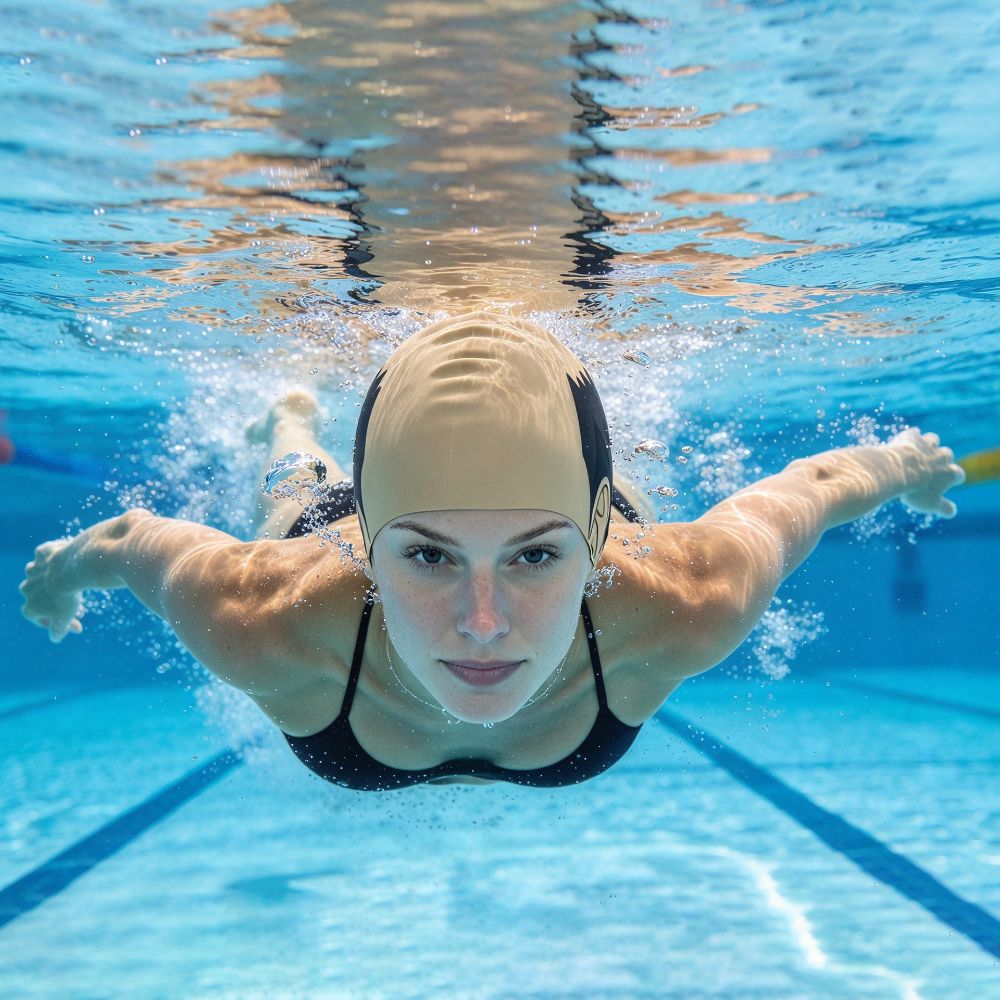 Bonnet de bain imperméable pou - Swim Hat Silicone avis et prix