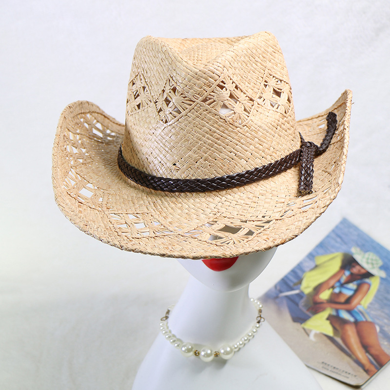 Chapeau de cowboy occidental e - Cowboy Hat Straw avis et prix