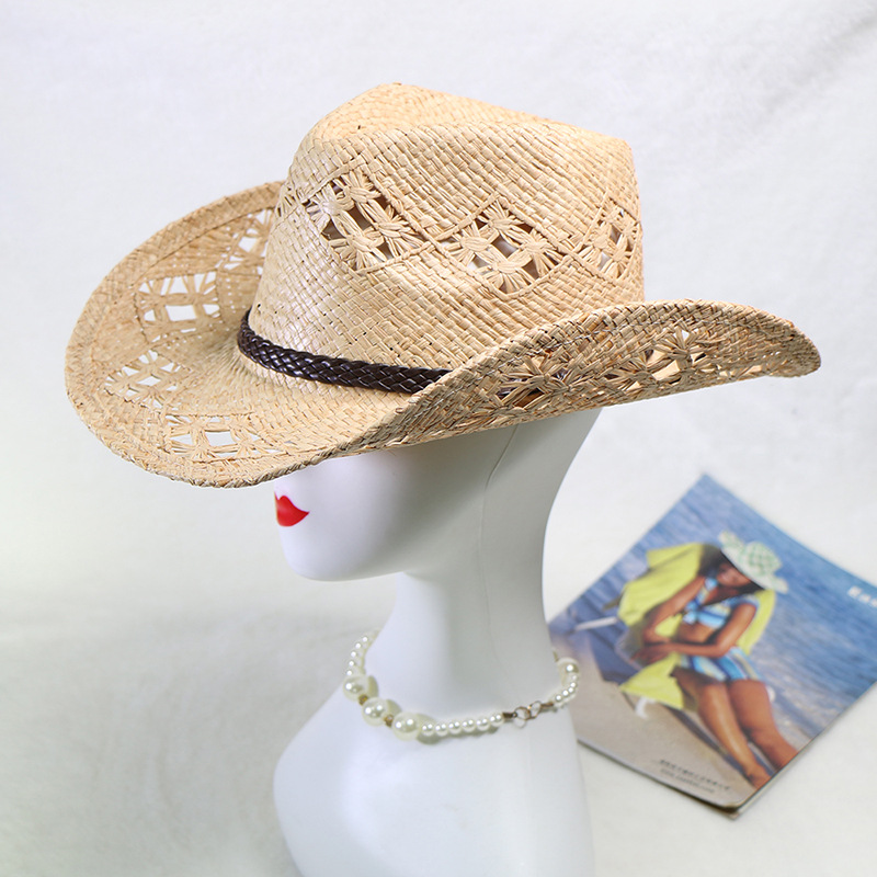 Chapeau de cowboy occidental e - Cowboy Hat Straw avis et prix