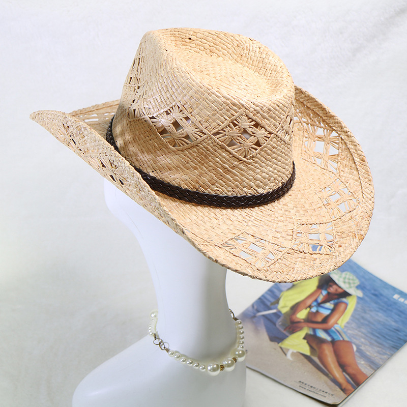 Chapeau de cowboy occidental e - Cowboy Hat Straw avis et prix