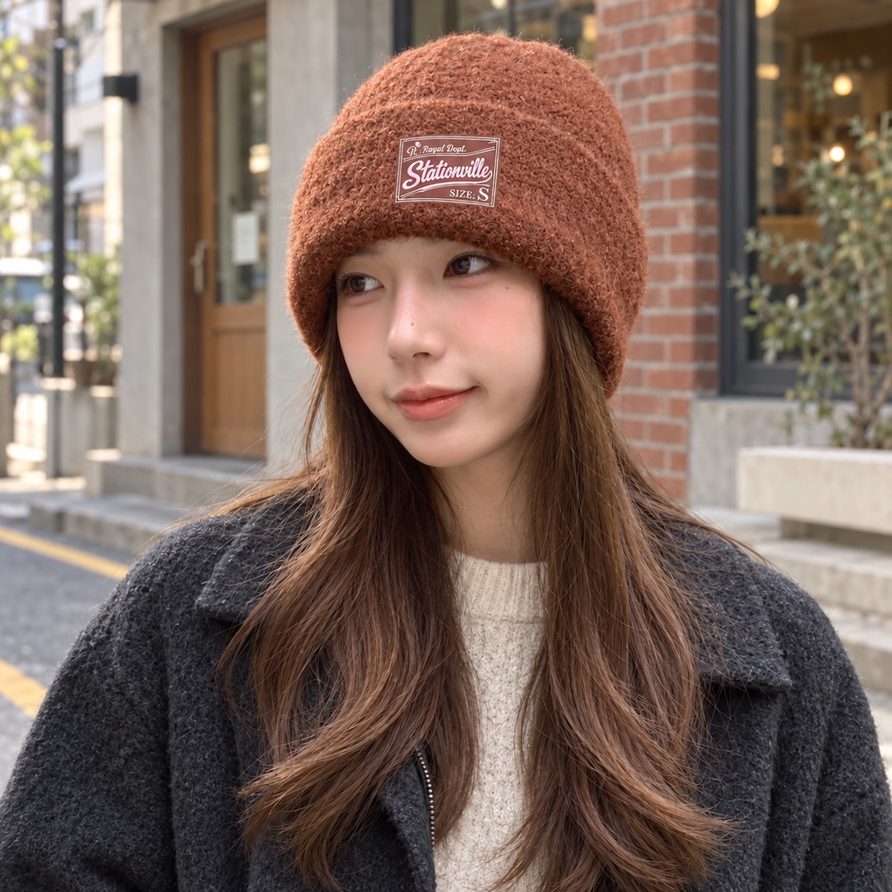 Bonnet d’hiver pour femmes, en - Beanie Cuffed Knit avis et prix