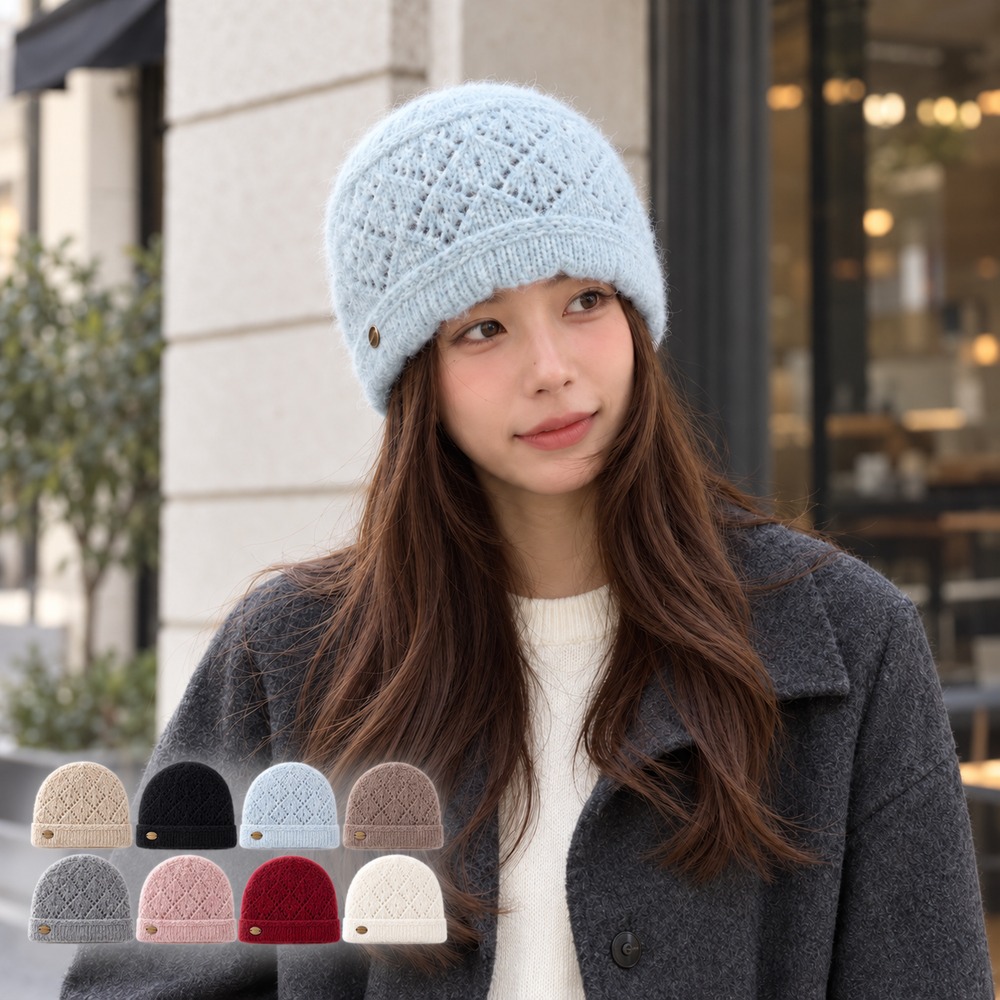 Bonnet en tricot doux pour fem - Beanie Cuffed Knit avis et prix